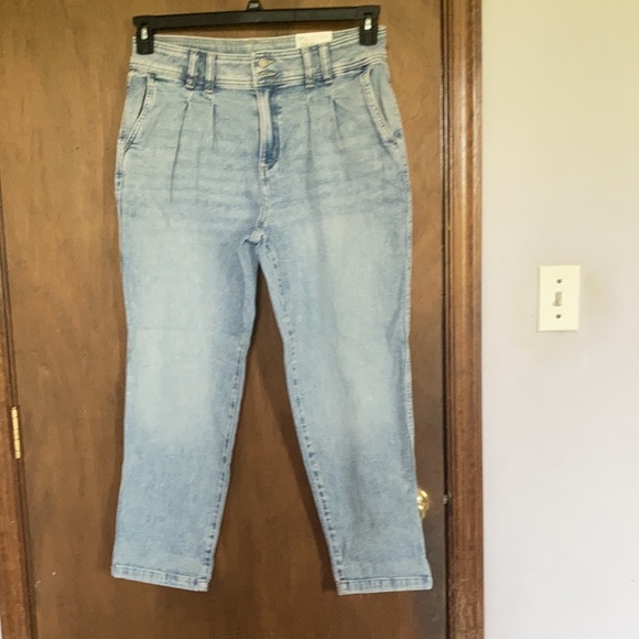 Sonoma jean pleated front relaxed high rise straight leg jean retro 12 16 18 - Picture 11 of 17